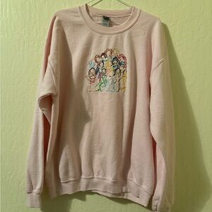 Gildan Disney Light Pink Heavy Blend Sweatshirt
